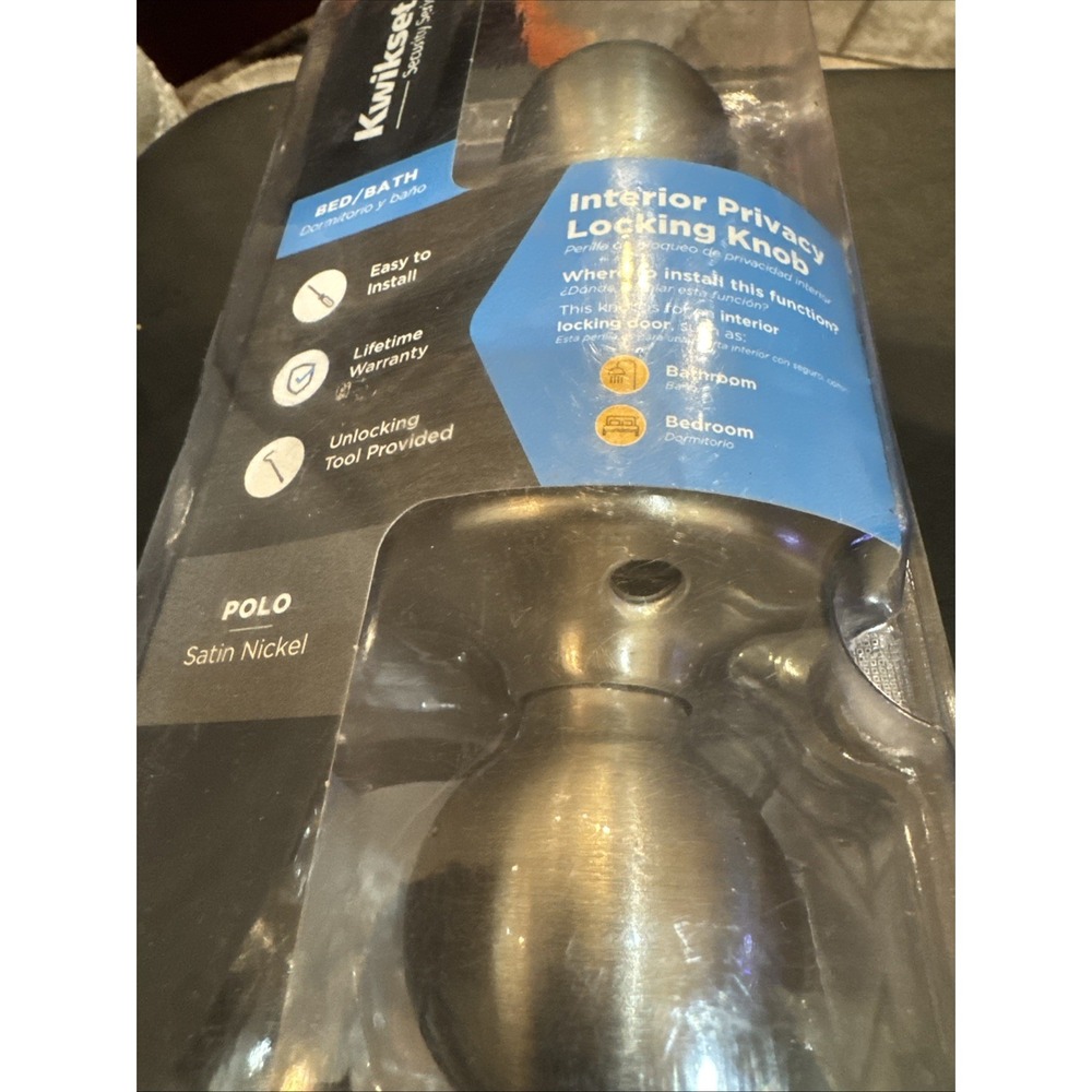 Kwikset Polo Satin Nickel‎ Bed And Bath 300p 15 Cp V1